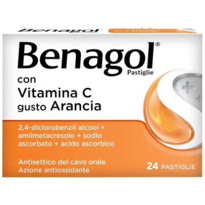 BENAGOL VITAMINA C*24 pastiglie arancia BENAGOL VITAMINA C*24 pastiglie arancia
