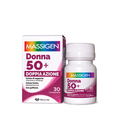 MASSIGEN MULTIVITAMINICO DONNA 50+ 30 COMPRESSE MASSIGEN MULTIVITAMINICO DONNA 50+ 30 COMPRESSE