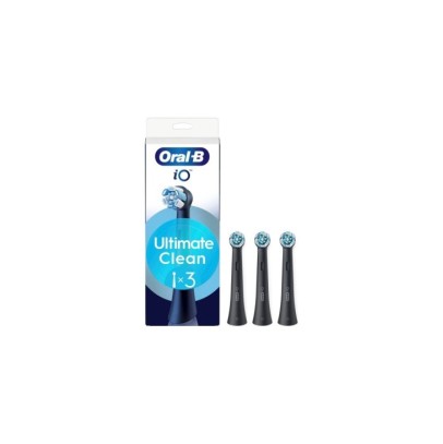ORALB POWER REFILL IO ULTRA CLEAN BLACK 3 PEZZI ORALB POWER REFILL IO ULTRA CLEAN BLACK 3 PEZZI
