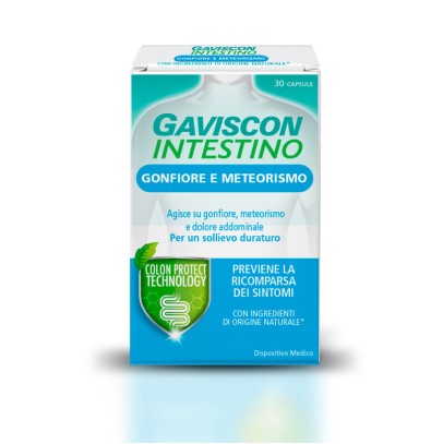 GAVISCON INTESTINO GONFIORE E METEORISMO 30 CAPSULE GAVISCON INTESTINO GONFIORE E METEORISMO 30 CAPSULE