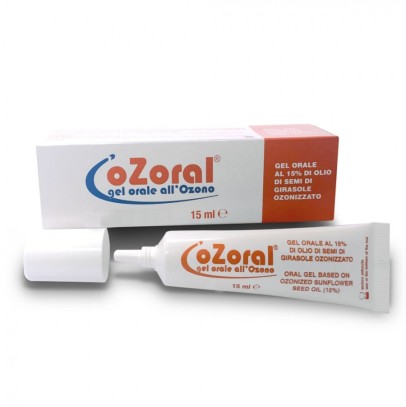Ozoral GEL Idrogel orale mucoadesivo al 15% di Olio di Semi di Girasole Ozonizzato (Ozonia 3000 Sunflower) Ozoral GEL Idrogel orale mucoadesivo al 15% di Olio di Semi di Girasole Ozonizzato (Ozonia 3000 Sunflower)