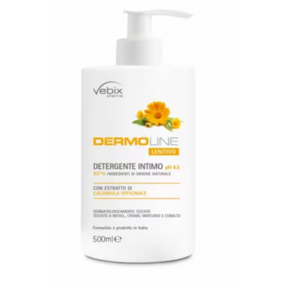 VEBIX DERMOLINE CALENDULA DETERG.INTIMO 500 ML