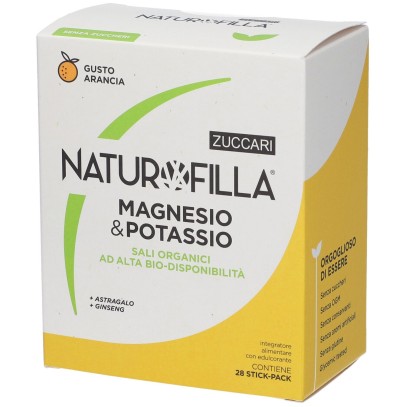 NATUROFILLA MAGNESIO & POTASSIO GUSTO ARANCIA 28 STICK PACK