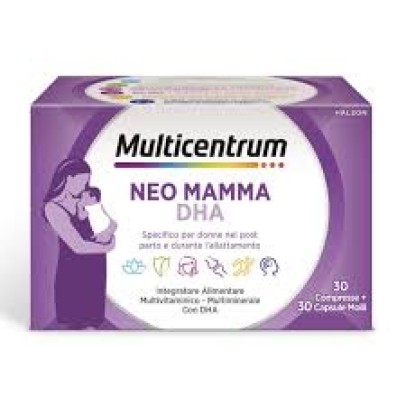 MULTICENTRUM NEO MAMMA DHA 30 COMPRESSE + 30 CAPSULE MOLLI MULTICENTRUM NEO MAMMA DHA 30 COMPRESSE + 30 CAPSULE MOLLI