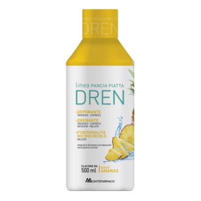 PANCIA PIATTA DREN 500 ML ANANAS PANCIA PIATTA DREN 500 ML ANANAS