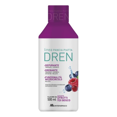 PANCIA PIATTA DREN 500 ML FRUTTI DI BOSCO PANCIA PIATTA DREN 500 ML FRUTTI DI BOSCO