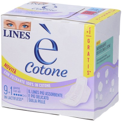 LINES E' COTONE ALI 9+1PZ