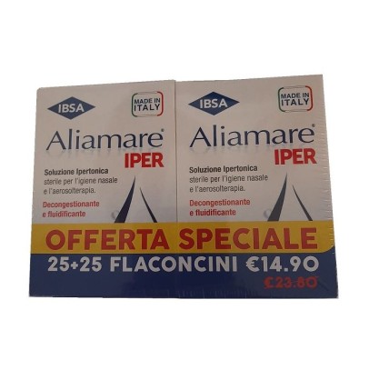 ALIAMARE IPER 25 + 25 FLACONCINI 5 ML BIPACCO ALIAMARE IPER 25 + 25 FLACONCINI 5 ML BIPACCO