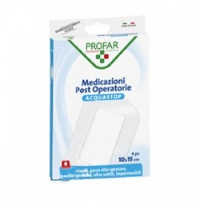 ACQUASTOP MEDICAZIONE POST OPERATORIA PROFAR MED 10X25 CM 3PEZZI