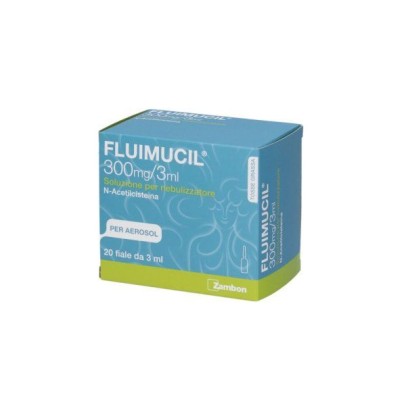 FLUIMUCIL*soluz nebul 20 fiale in vetro 300 mg 3 ml