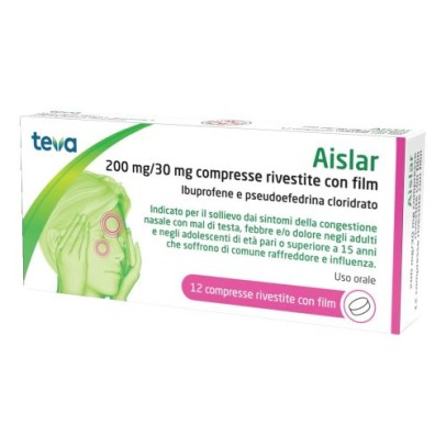 AISLAR*12 cpr riv 200 mg + 30 mg