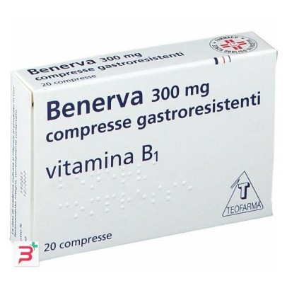 BENERVA*20 cpr gastrores 300 mg