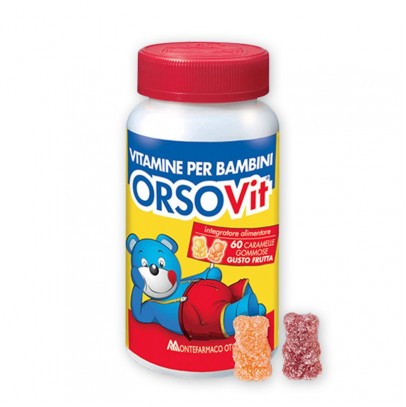 ORSOVIT CARAMELLE GOMMOSE VITAMINA BB SENZA GLUTINE 60PZ*