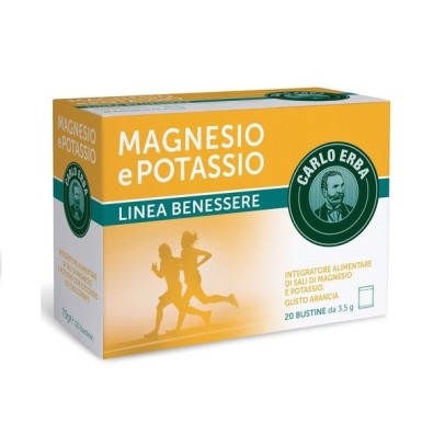 CARLO ERBA MAGNESIO E POTASSIO 20 BUSTINE CARLO ERBA MAGNESIO E POTASSIO 20 BUSTINE
