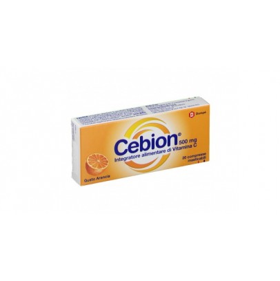 CEBION MASTICABILE ARANCIA VITAMINA C 500 MG 20 COMPRESSE