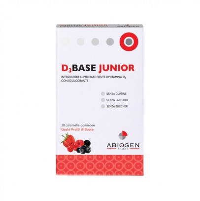 D3BASE JUNIOR 30 CARAMELLE GOMMOSE FRUTTI DI BOSCO