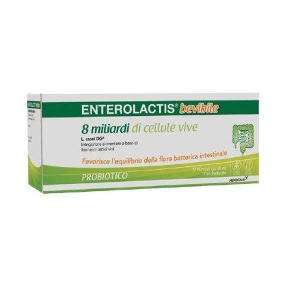 ENTEROLACTIS BEVIBILE 12 FLACONCINI X 10 ML