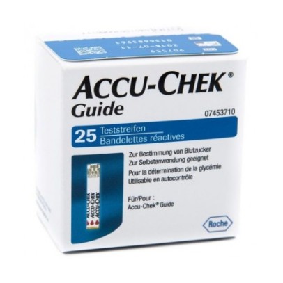 ACCU-CHEK GUIDE 25 STRIPS STRISCE PER LA MISURAZIONE DELLA GLICEMIA 