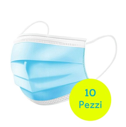 HEALTH SAFETY MASC. CHIRURGICA 10 P