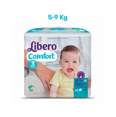 LIBERO COMFORT 3 PANNOLINO PER BAMBINO 5-9 KG 30 PEZZI