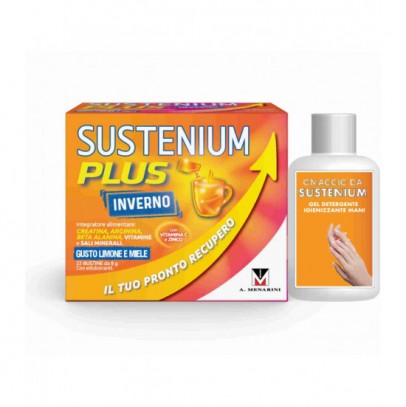 SUSTENIUM PLUS INVERNO 22 BUSTE + GEL IGIENIZZANTE 80 ML INOMAGGIO