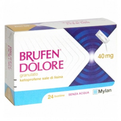 BRUFEN DOLORE*orale grat 24 bust 40 mg