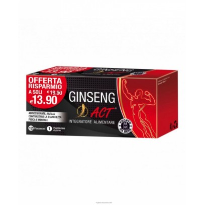 GINSENG ACT 12 FLACONCINI 10 ML