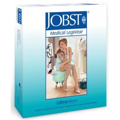 CALZA COMPRESSIVA JOBST ULTRASHEER MICROFIBRA 10-15MMHG COLLANT NOIR 2