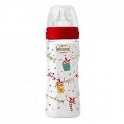 CHICCO BIBERON 250 ML IN POLIPROPILENE TETTARELLA IN SILICONE NATALE