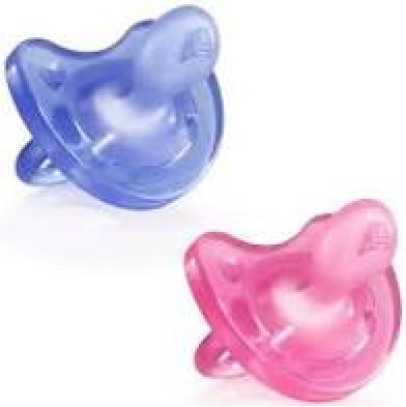 CHICCO GOMMOTTINO GIRL SILICONE 2-6 MESI 2 PEZZI ITA C