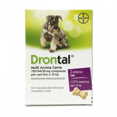 DRONTAL MULTI AROMA CARNE*2 cpr cani