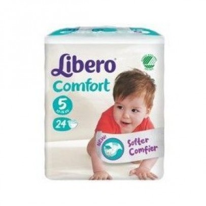 LIBERO COMFORT 5 PANNOLINO PER BAMBINO TAGLIA 10-14KG 24 PEZZI