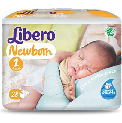 LIBERO NEWBORN 1 2-5 KG 24 PEZZI