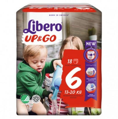 LIBERO UP&GO PANNOLINI 6 13-20 18 PEZZI