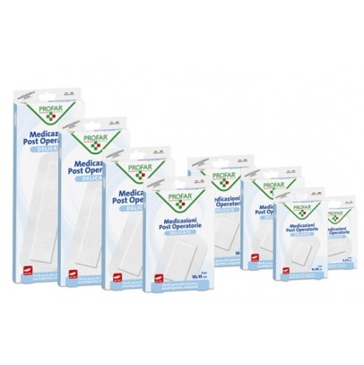 MEDICAZIONE POST OPERATORIA STERILE GARZA ANTIADERENTE 10X25CM 3 PEZZI PROFAR