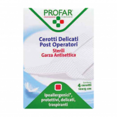 MEDICAZIONE POST OPERATORIA STERILE GARZA ANTIADERENTE 10X30CM 3 PEZZI PROFAR