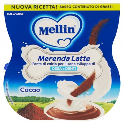 MELLIN MERENDA LATTE CACAO 2 X 100 G