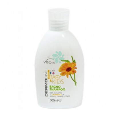 VEBIX DERMOLINE CALENDULA BAGNOSHAMPOO KIDS 300 ML