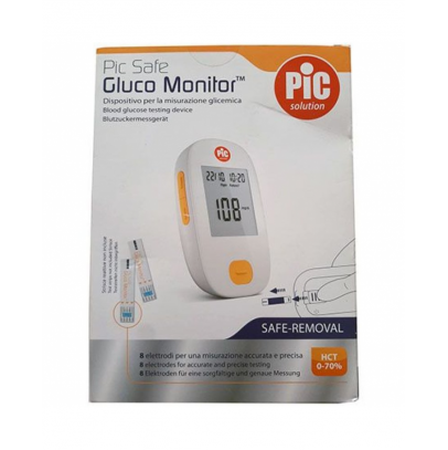 GLUCOMETRO CON MONITOR PIC GLUCO SAFE 1 PEZZO