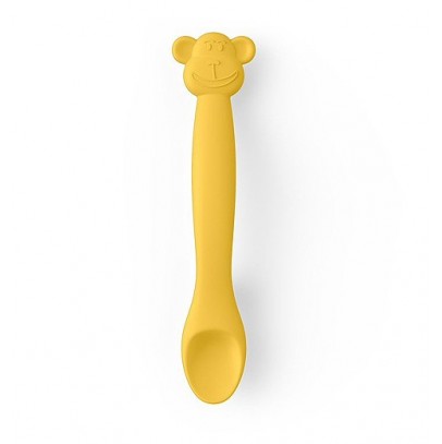 SUAVINEX CUCCHIAIO MONKEY SILICONE GIALLO