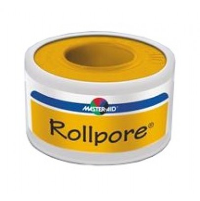 CEROTTO IN ROCCHETTO MASTER-AID ROLLPORE TESSUTO NON TESSUTO5X5