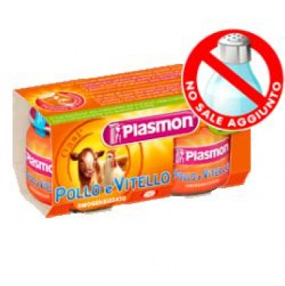 PLASMON OMOGENEIZZATO VITELLO POLLO 80 G X 2 PEZZI