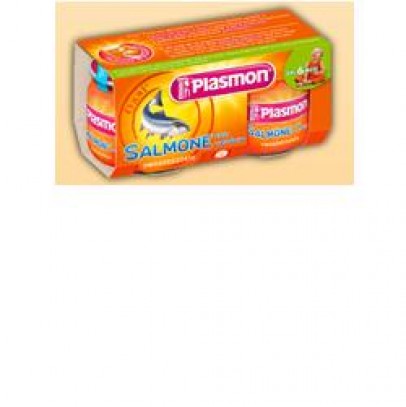 PLASMON OMOGENEIZZATO SALMONE VERDURE 80 G X 2 PEZZI