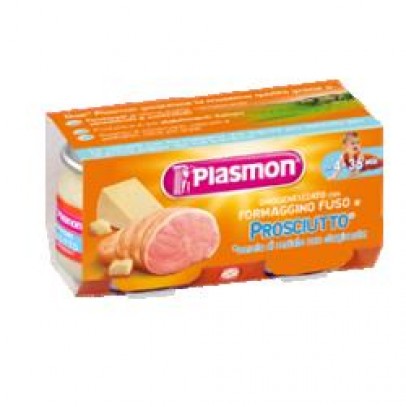 PLASMON OMOGENEIZZATO FORMAGGIO/PROSCIUTTO 80 G X 2 PEZZI