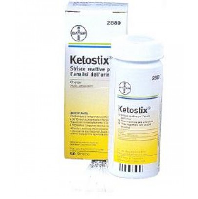 STRISCE MISURAZIONE CHETONURIA KETOSTIX 50 PEZZI