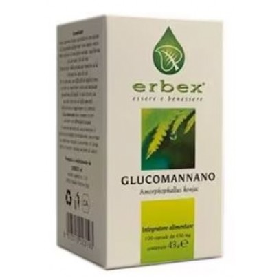 GLUCOMANNANO 100CPS 430MG ERBEX