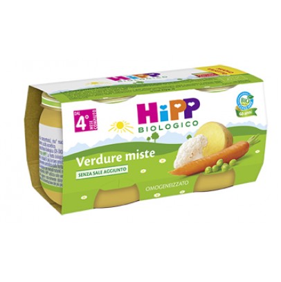 HIPP BIO HIPP BIO OMOGENEIZZATO VERDURE MISTE 2X80 G