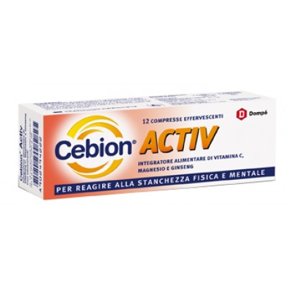 CEBION ACTIVE 12 COMPRESSE EFFERVESCENTI