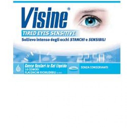 GOCCE OCULARI VISINE TIRED EYES SENSITIVE 10 FLACONCINI DA 0,5ML