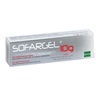 SOFARGEL GEL CON SULFADIAZINA ARGENTICA 10 G